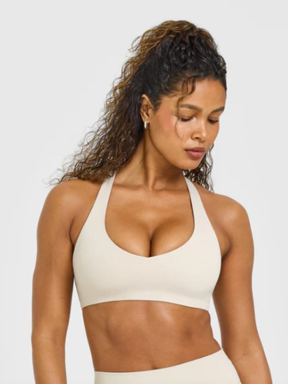 SoftMotion Bralette with White Logo